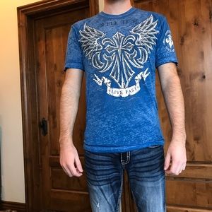 Men’s Affliction shirt L